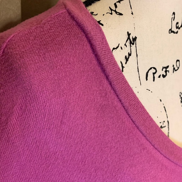 FOR THE REPUBLIC Pink Sweater V Neck Soft Long Sleeve 1X - Picture 3 of 15